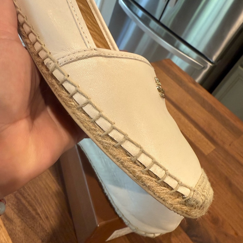 Coach Women's Tan Espadrille Flats - Picture 7 of 10